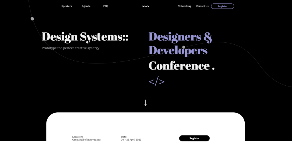 Conference Microsite
